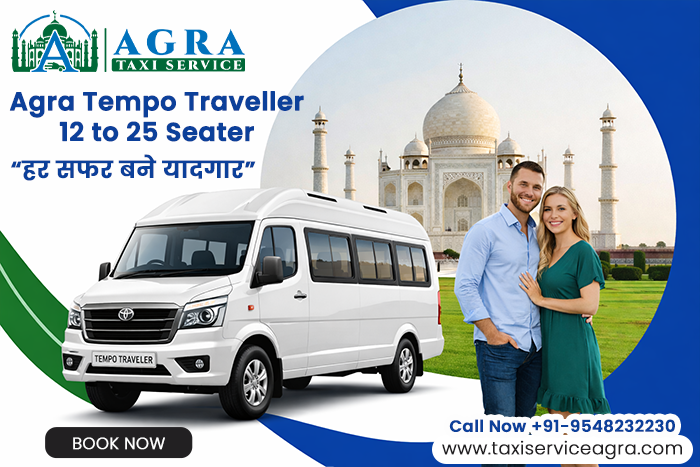 Tempo Traveller hire in Agra