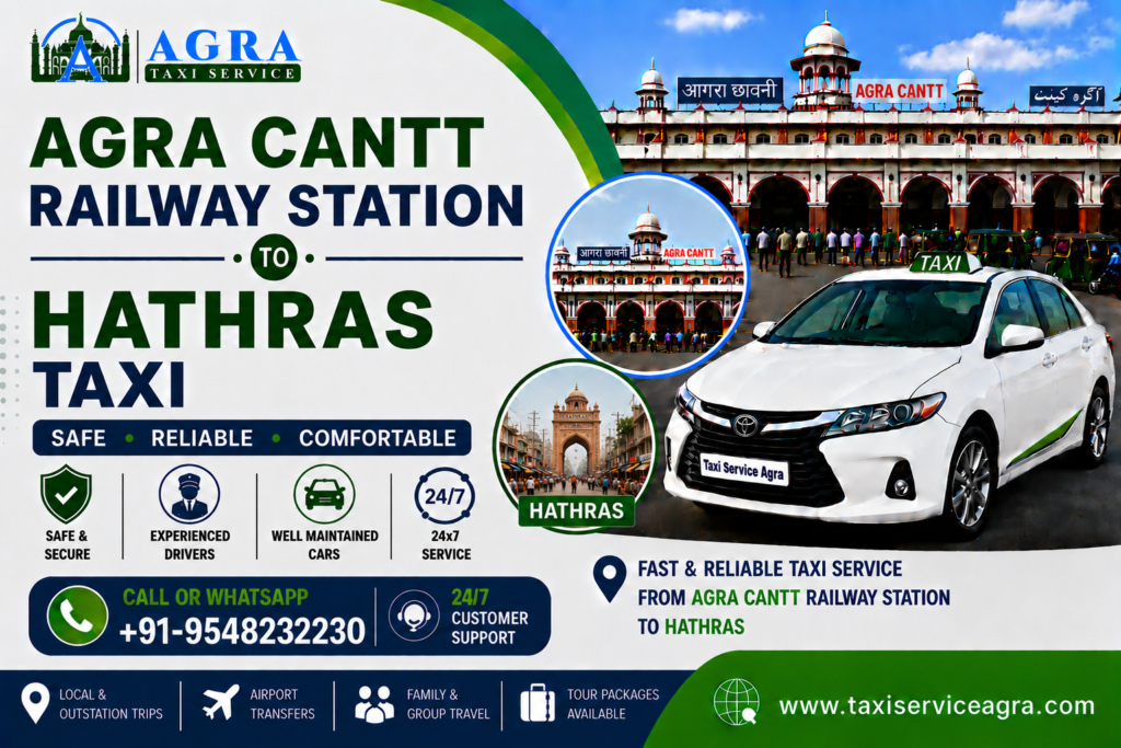 Agra Cantt Railway Station to Hathras Taxi