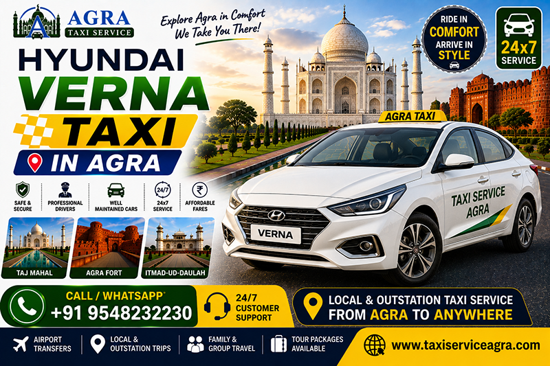 Hyundai Verna Taxi in Agra