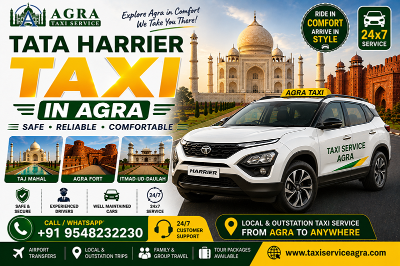 TATA Harrier Taxi Services in Agra