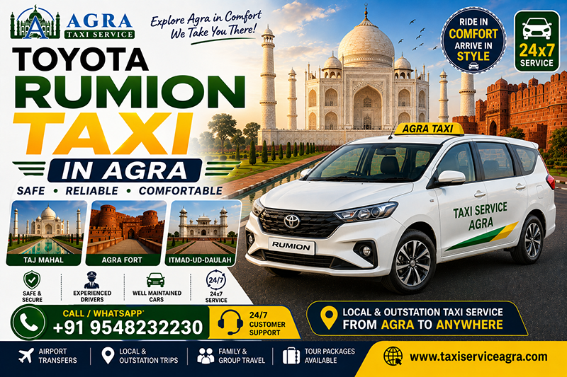 Toyota Rumion Taxi in Agra