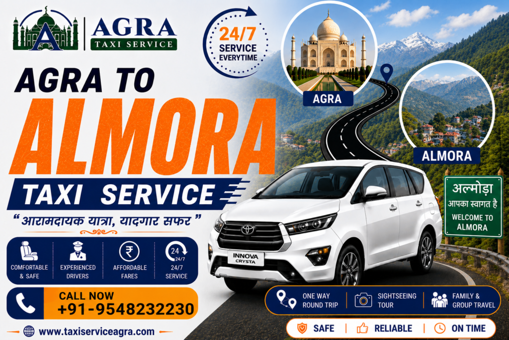 Agra to Almora Taxi
