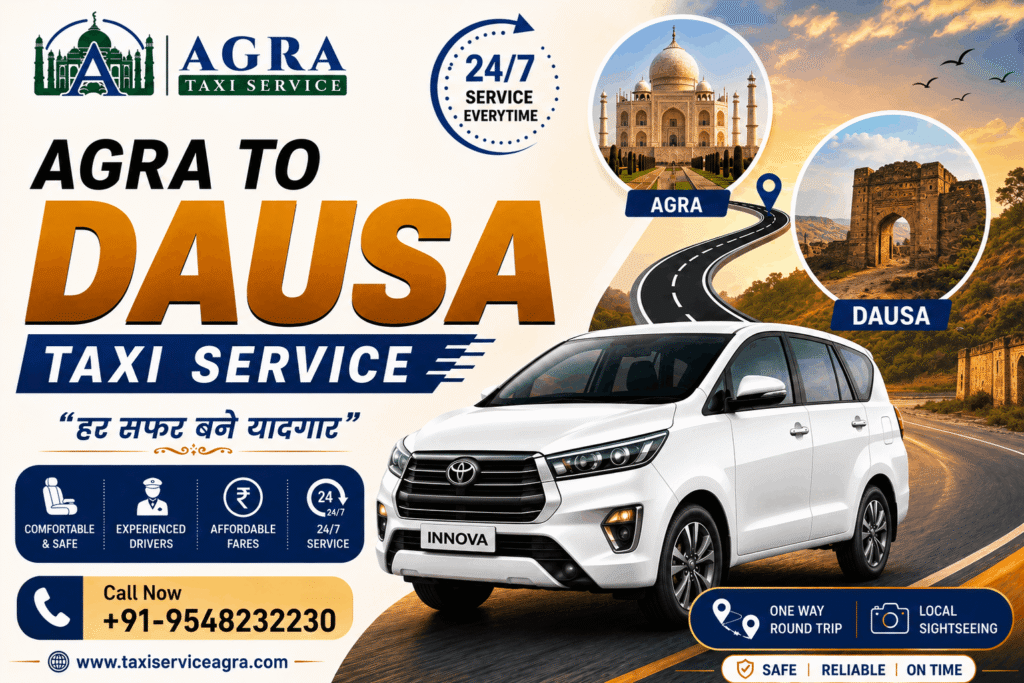 Hire Agra to Dausa Taxi