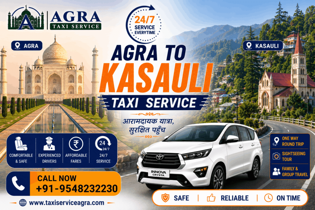 Agra to Kasauli Taxi