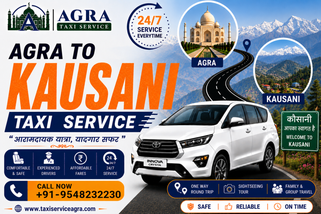 Agra to Kausani Taxi