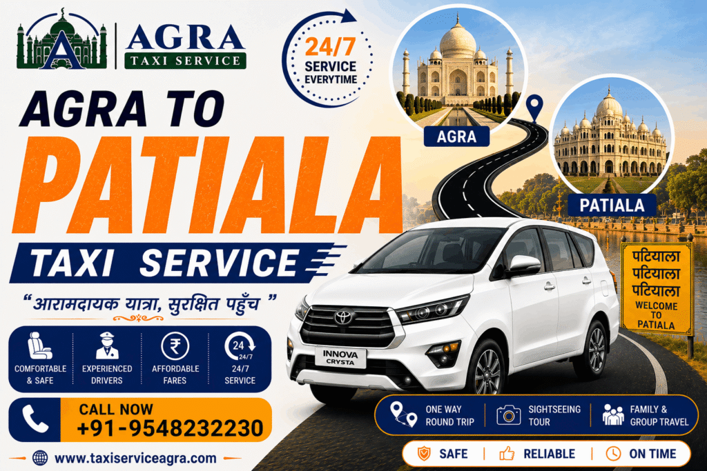 Agra to Patiala Taxi