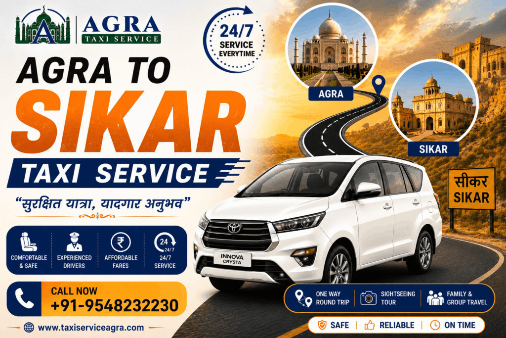 Agra to Sikar Taxi