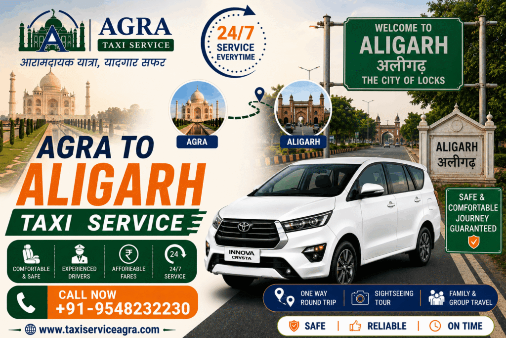 Agra to Aligarh Taxi