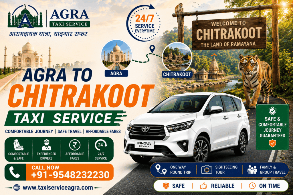 Agra to Chitrakoot Taxi