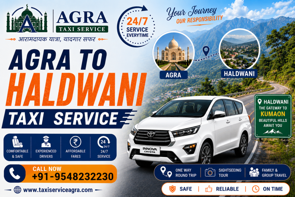 Agra to Haldwani Taxi