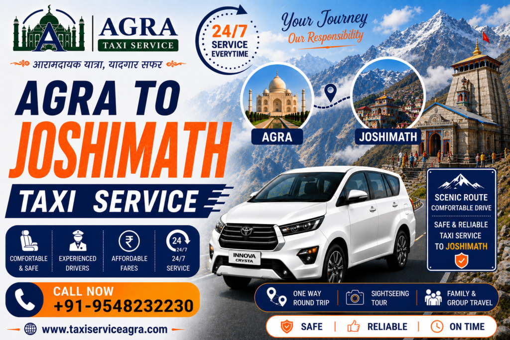 Agra to Joshimath Taxi