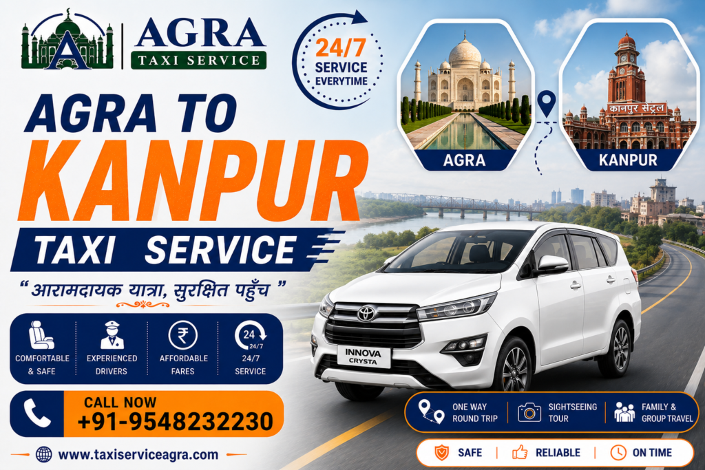Agra to Kanpur Taxi