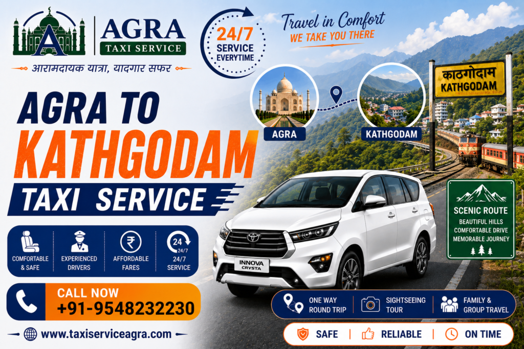 Agra to Kathgodam Taxi