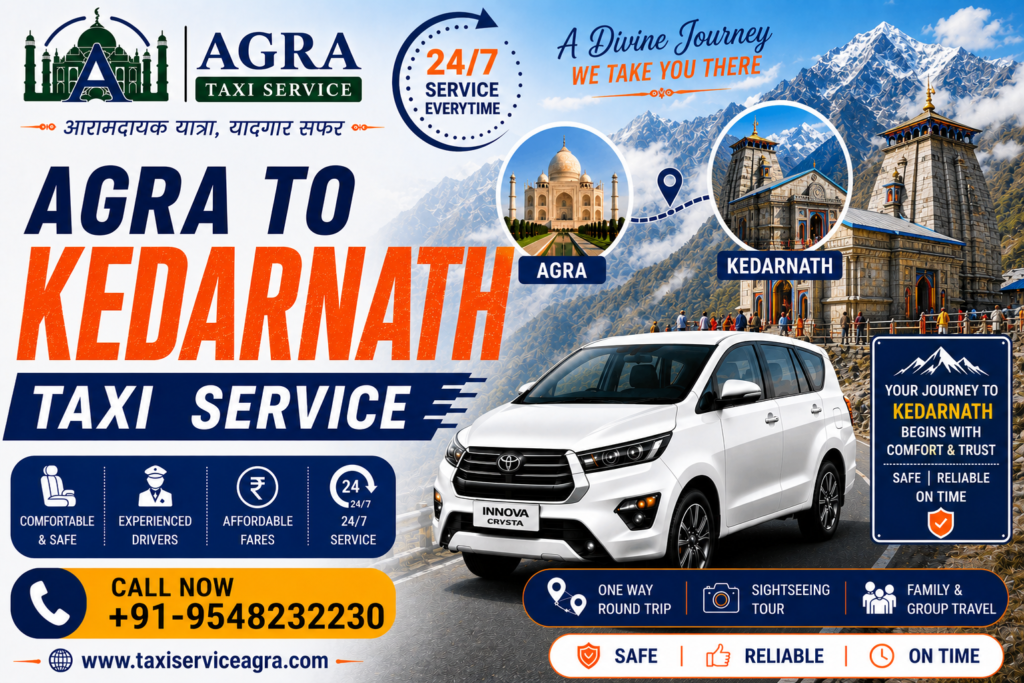 Agra to Kedarnath Taxi