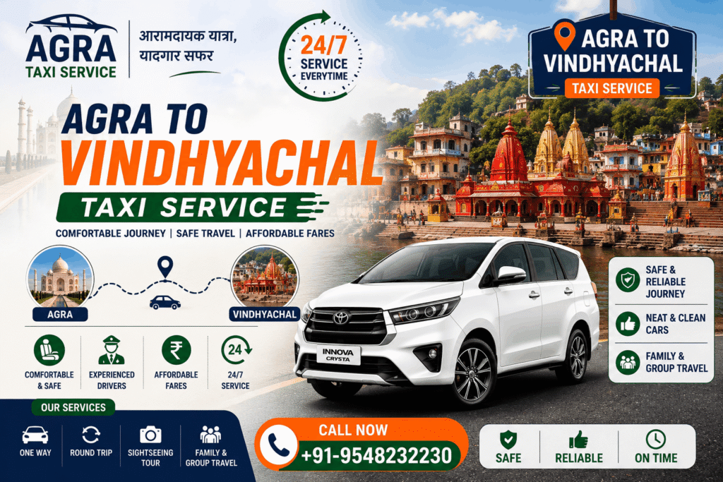 Agra to Vindhyachal Taxi