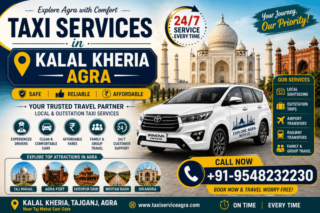 Taxi Services in Kalal Kheria Agra