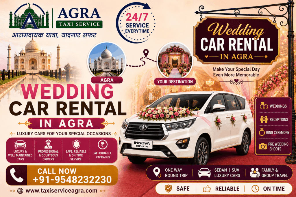 Luxury Wedding Car Rental in Agra